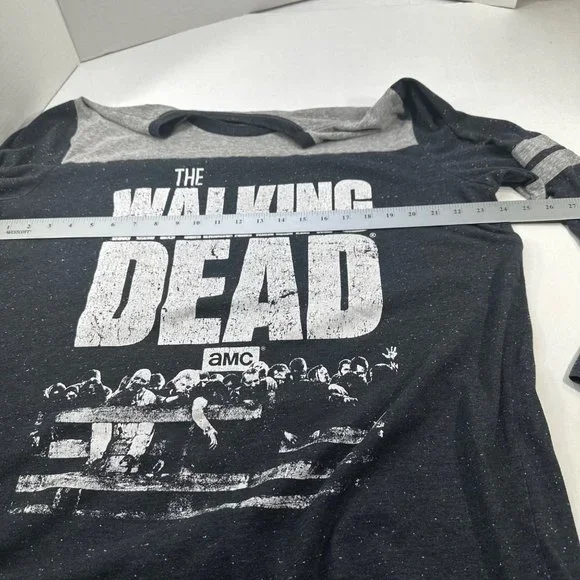 The Walking Dead Men's Size Unknown Long Sleeve Tee Shirt Black Preowned - Picture 6 of 10